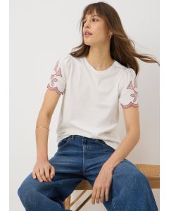 Embellished Sleeve T-Shirt
