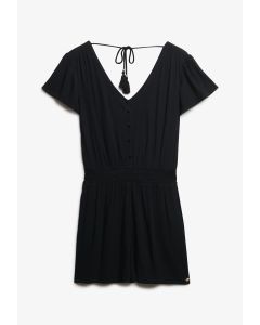 Short Sleeve Printed Playsuit