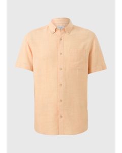 Dyed Linen Blend Shirt