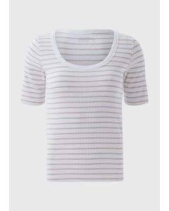 Stripe Ribbed T-Shirt