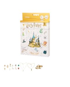 Harry Potter Jewelry Set in Calendar Box (14 pcs)-Gold