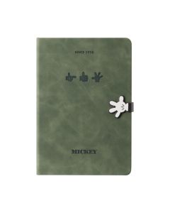 Disney Mickey Mouse Fun Life Collection Hardcover Book with Magnetic Snap-Green