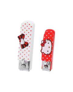 Sanrio Hello Kitty Manicure Set(2 PCS)-Red/White-One Size