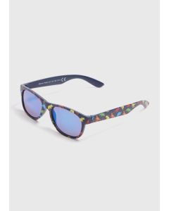 Boys Dino Sunglasses-Blue-One Size