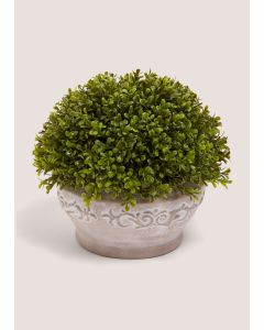 Small Round Cement Pot (30.5cm x 30.5cm x 28cm)-Natural