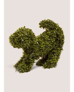 Stretching Dog Topiary (43cm x 25cm x 31cm)-Natural