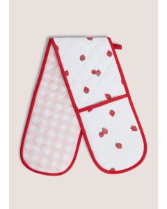 Strawberry Oven Gloves (19cm x 90cm)-Multi