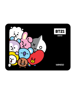 Bt21 Collection Mouse Pad(Black Square)