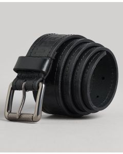 Vintage Branded Belt-Black-XL