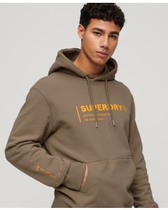 Utility Sport Logo Loose Hoodie