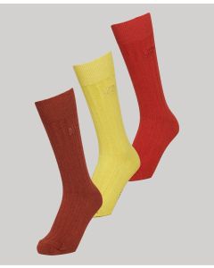 Core Rib Crew Sock 3 Pack