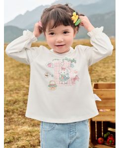 Girl Toddler  rabbit Long-Sleeve T-Shirt