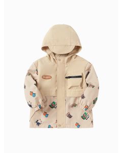 Boy Toddler  Dinosaur Woven Jacket