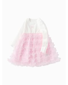 Toddler Girl Mesh Knitting Knit Dress