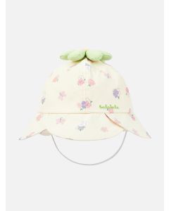 Toddler Girl Embroidery Flowers Hat