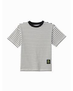 Boy'S T-Shirt Round V-Neck Short-Sleeved T-Shirt