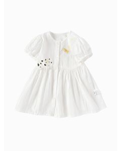 Baby Girl Light Outdoor Style Woven One-Piece Dress