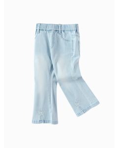 Toddler Girl Explore Style Denim Trousers