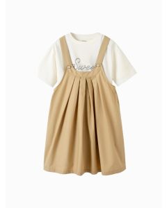 Kids Girl Outdoor Style Woven One-Piece Dress