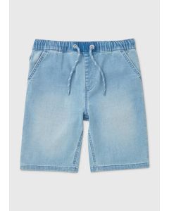 Boys Knitted Denim Shorts