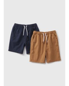 Boys 2 Pack Woven Shorts