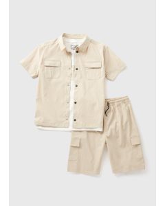 Boys Utility Top & Shorts Set