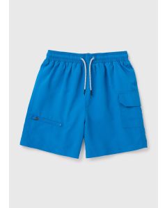 Boys Cobalt Cargo Swim Shorts