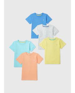 Boys 5 Pack Summer T-Shirts