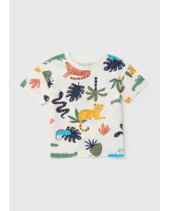 Boys Safari Print T-Shirt & Shorts Set