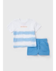 Boys Tie Dye T-Shirt & Shorts Set