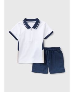 Boys Polo Shirt & Shorts Set