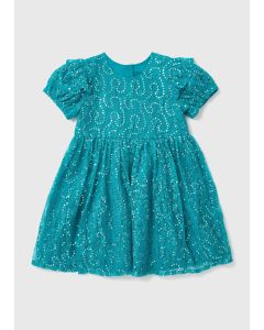 Girls Lace Sequin Dress