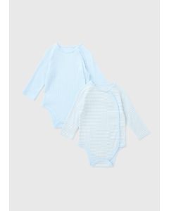 Baby 2 Pack Layette Ribbed Bodysuits