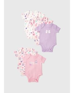 Baby 5 Pack Butterfly Bodysuits