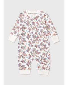 Baby Floral Print Sleepsuit