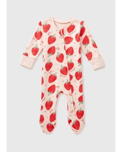 Baby Strawberry Sleepsuit