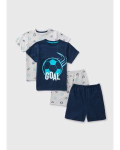 Boys 2 Pack Football Shortie Set