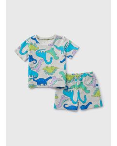 Boys Dino Print Pyjamas Set