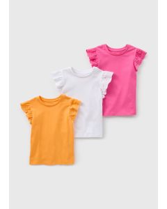 Girls 3 Pack Hot Schiffley Frill Vest