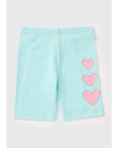 Girls Sassy Heart Cycling Shorts