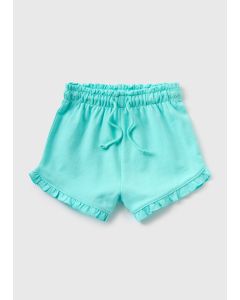 Girls Aqua Sweat Shorts