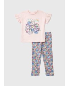 Girls Top & Leggings Set