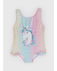 Girls Unicorn Swimsuit