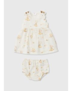 Sophie la Girafe Girls Crinkle Dress Set