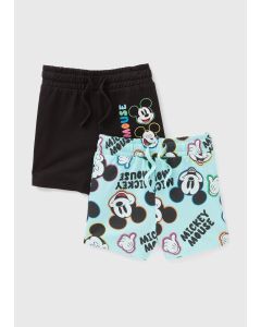 Disney Boys 2 Pack v Mickey Sweatshorts