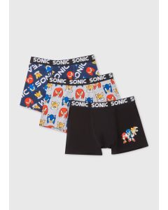 Sonic Boys 3 Pack Trunks