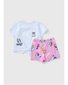 Bluely Girls Shorts & T-Shirt Pyjama Set