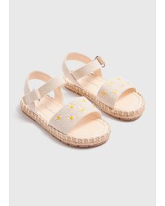 Girls Daisy Espadrille Sandals