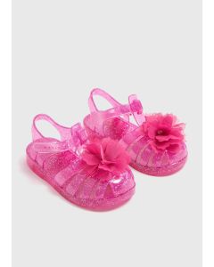 Girls CorGlitter Jelly Sandals