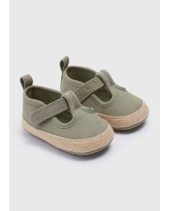 Baby T Bar Canvas Shoes